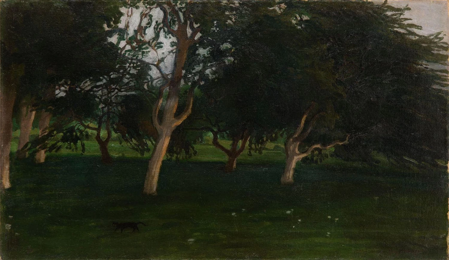 Crepuscolo nel frutteto, 1909